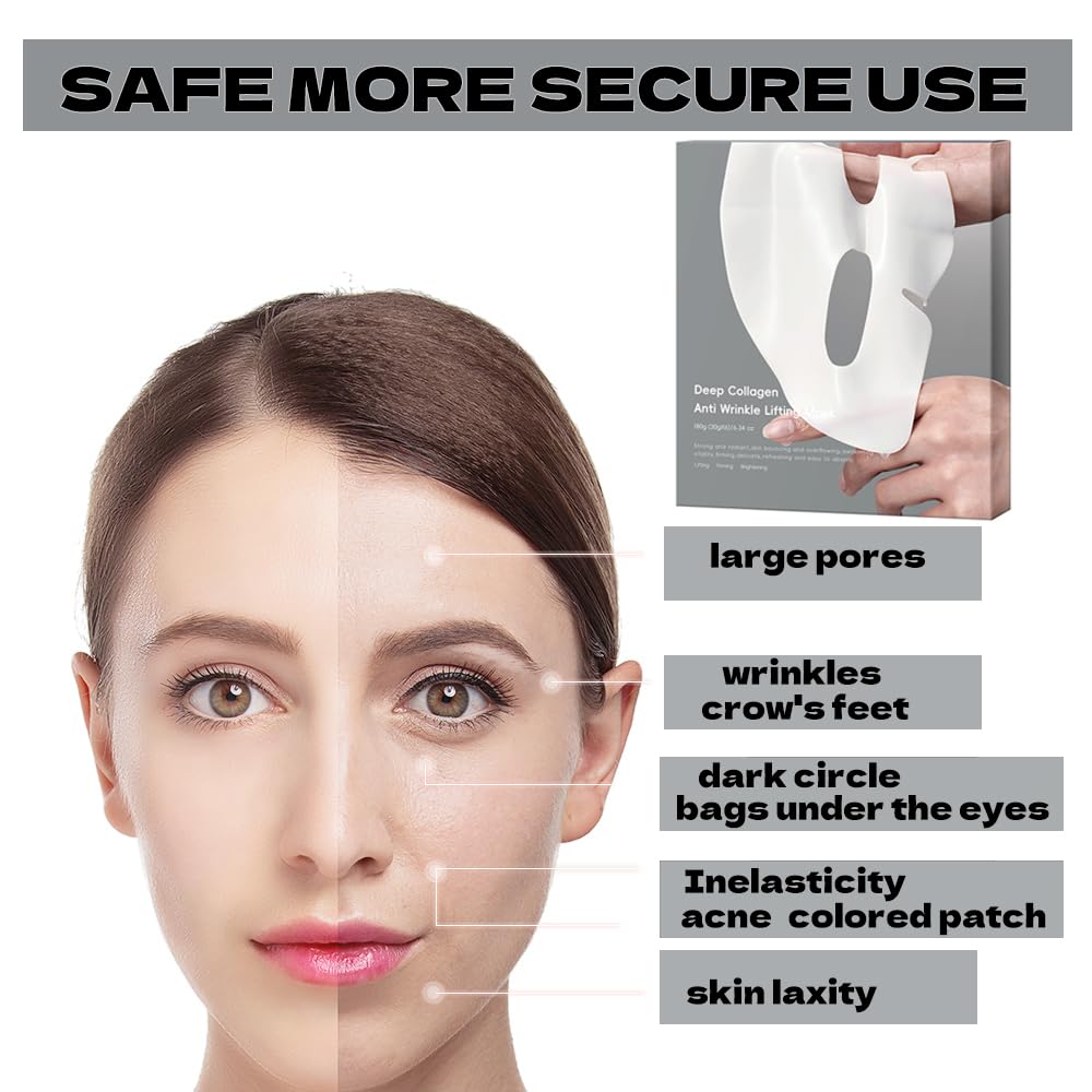 Overnight application scene demonstrates easy pampering with MKBLNP mask.