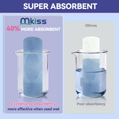 MKISS toallas faciales desechables alta absorción para secar rostro rápidamente.