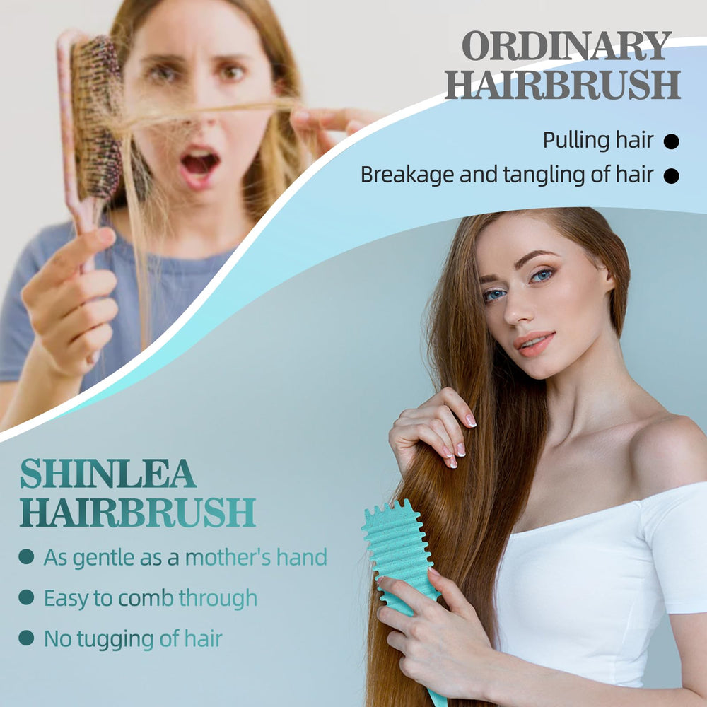 MklusiveTech Curling Brush in-use ready look demonstrating defined curls