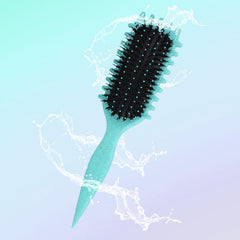 MklusiveTech Curling Brush bristle design visible for curl definition