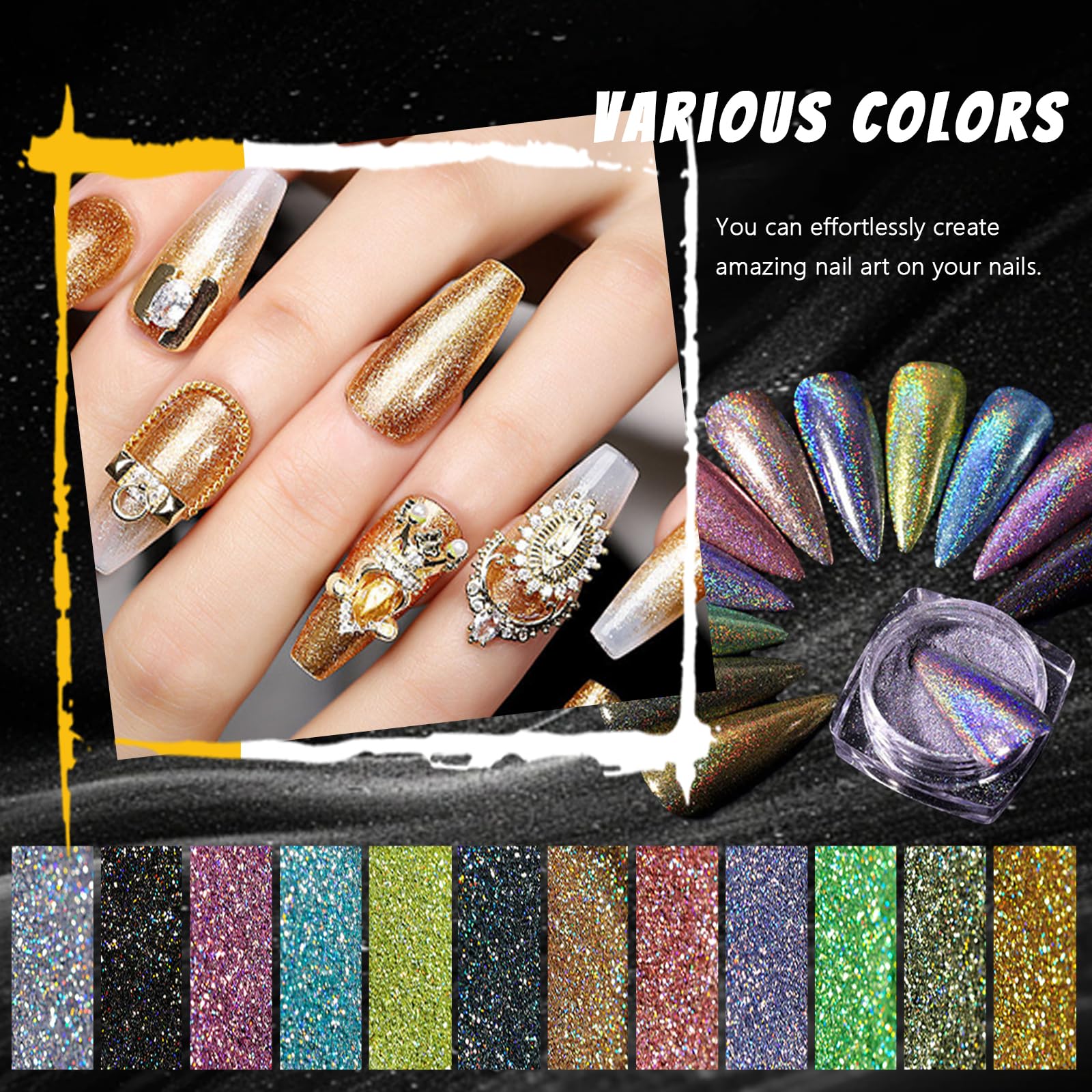 MKNZOME compact packaging keeps powder secure and portable for on-the-go manicures.