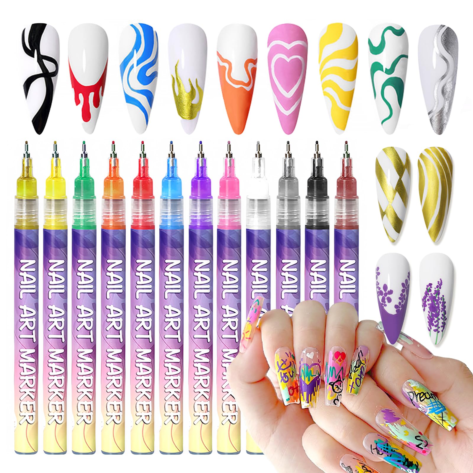 MKNZOME professional nail design ideas on nails for inspiration