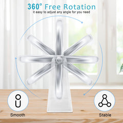 MKUMIR vanity mirror 360-degree rotation for flexible viewing angles