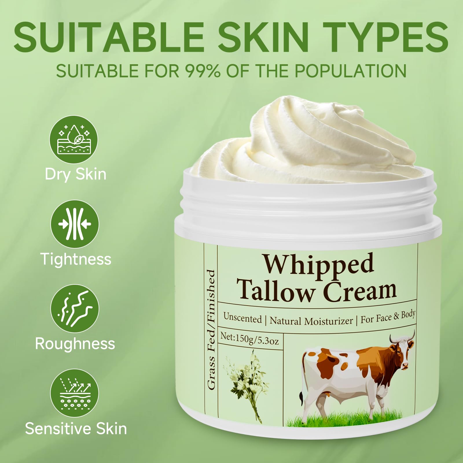 MKZEA beef tallow travel tin for on-the-go care.