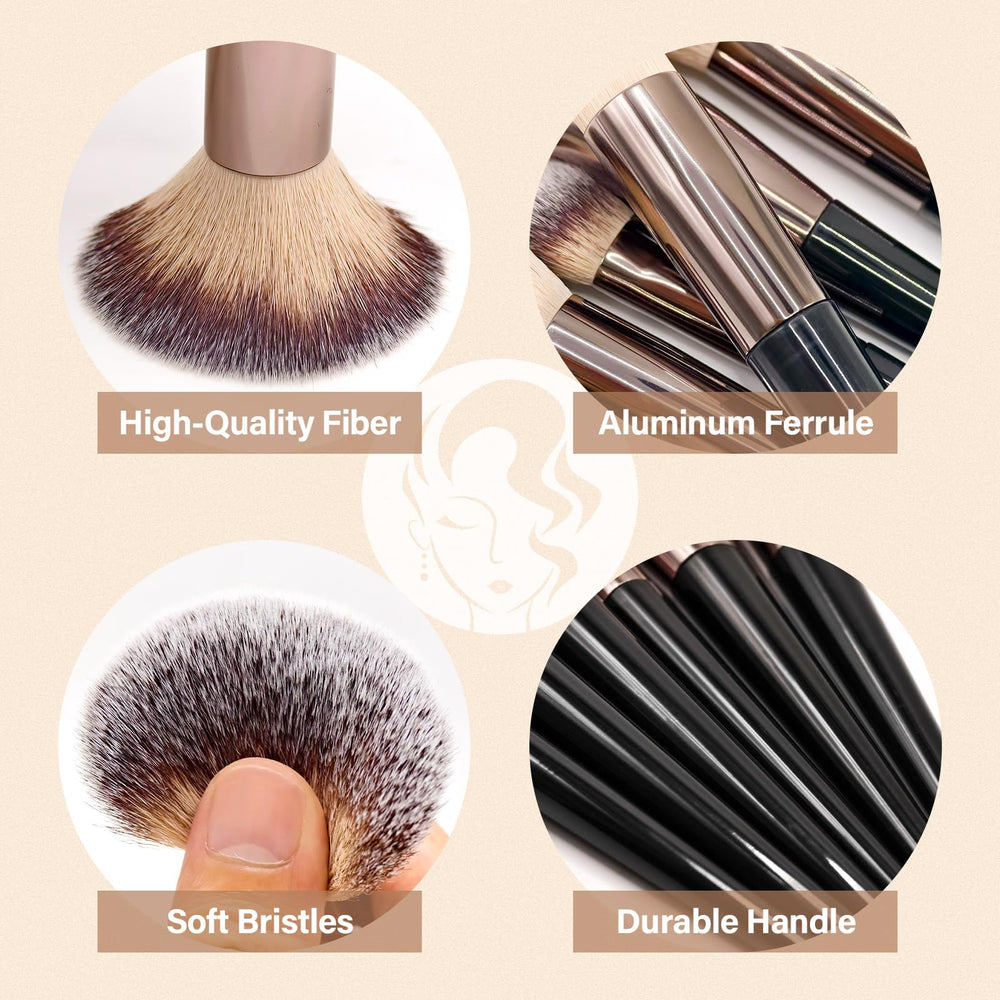 Mlemle eyeshadow blending brush delivering seamless crease shading