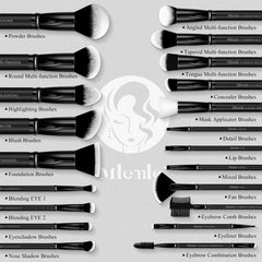 Mlemle makeup brushes for face and eyes provide precise foundation concealer and shadows