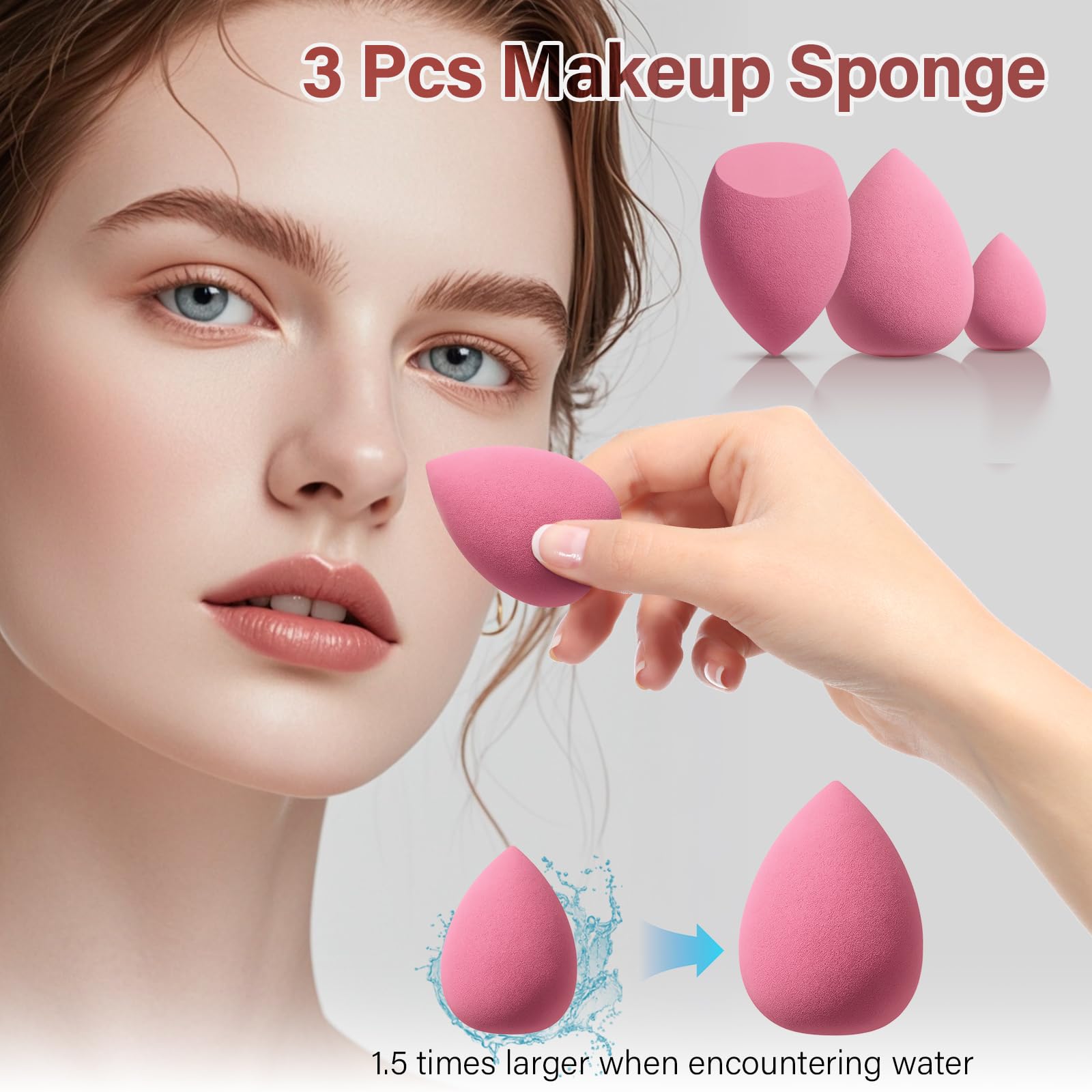 Mlemle blush brush from the set for natural color application.
