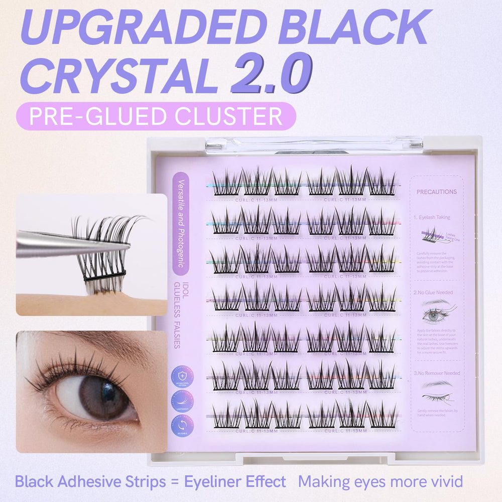 MLEN DIARY easy removal lashes protect natural lashes and save time.