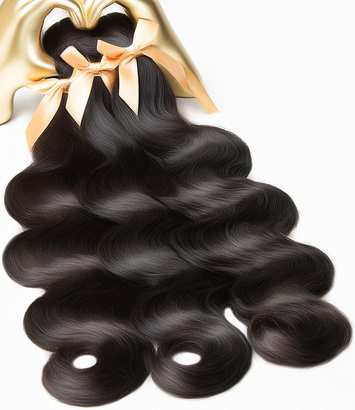 MLIP Raw Bundles Body Wave pack shows natural texture for versatile daily styling and lasting wear.