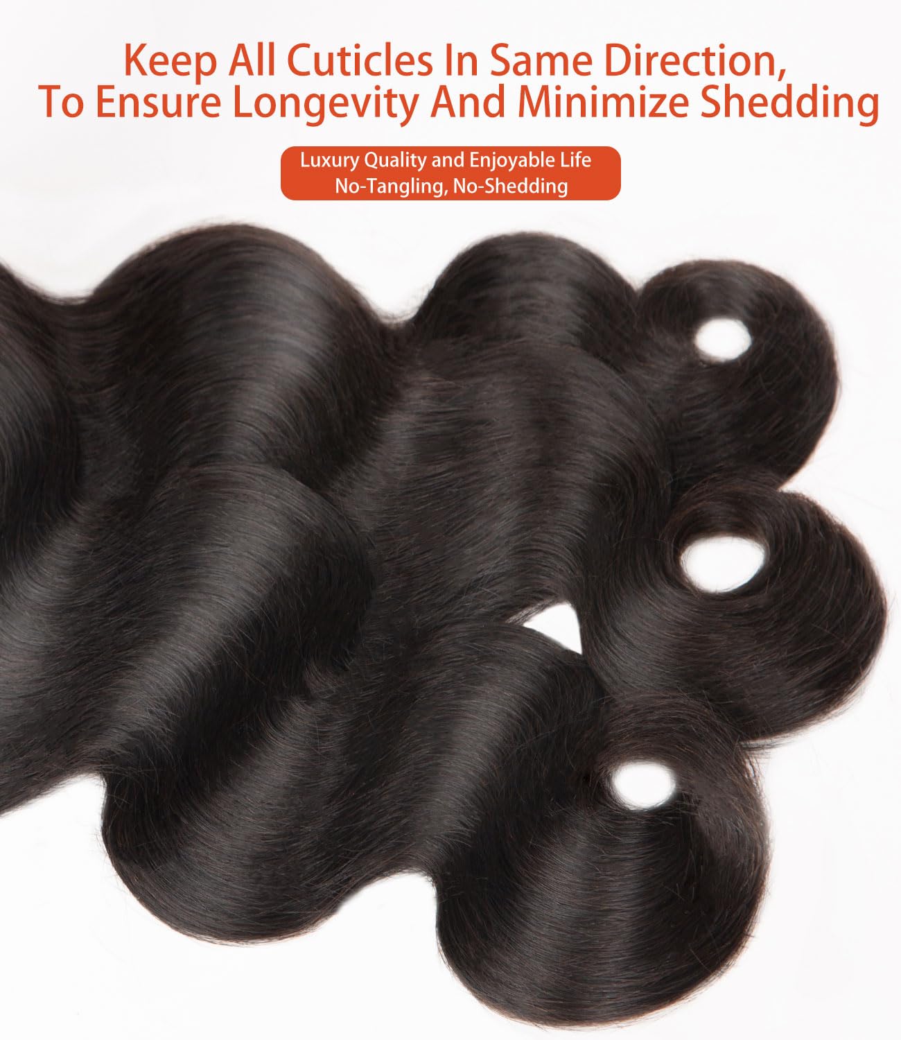 MLIP Raw Bundles sterilized and odor-free for a clean hair care experience.