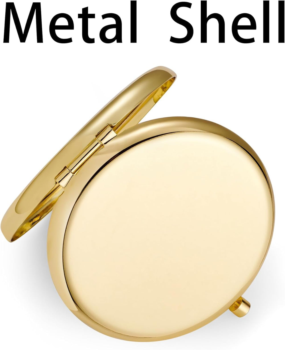 MLLXX compact mirror fits 2.5-inch diameter pockets.
