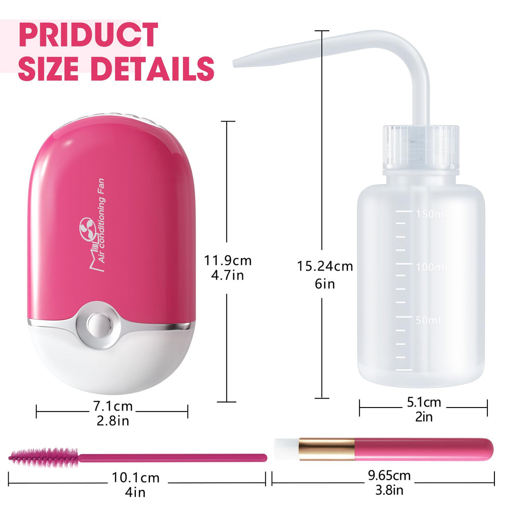mlogiroa lash brushes set includes 50 brushes for thorough cleansing