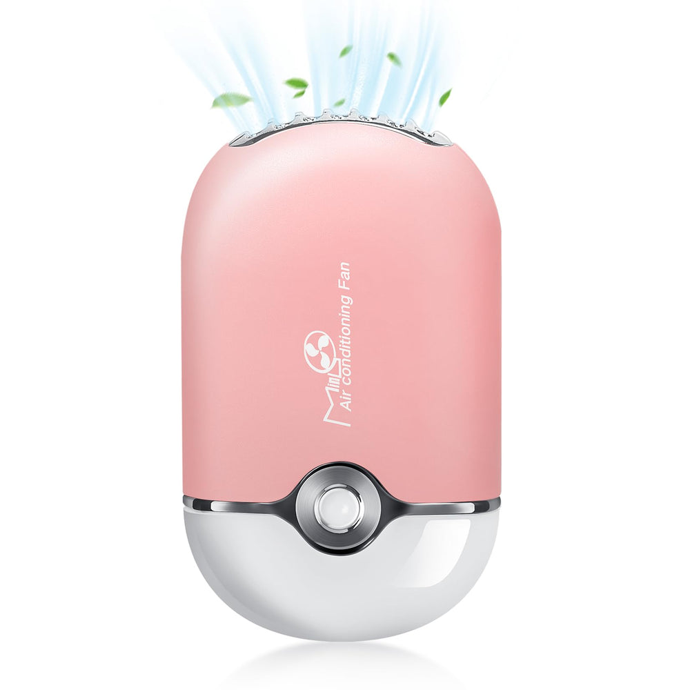 mlogiroa Lash Fan Mini Portable Eyelash Dryer in pink for quick drying during lash sessions.