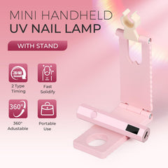 mlogiroa UV Nail Lamp with 360° rotation for all-angle curing.