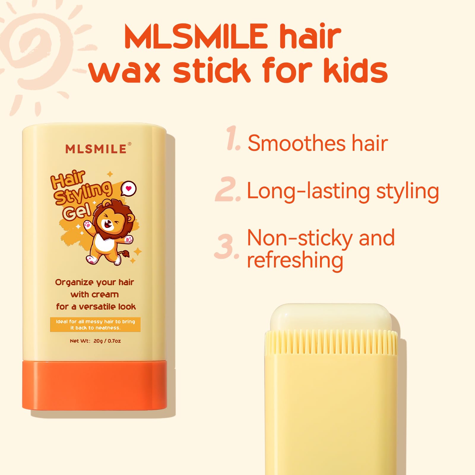 Barra MLSMILE uso diario para retoques de peinado rápido.