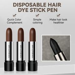 Compact travel-friendly stick fits purses for on-the-go touch-ups.