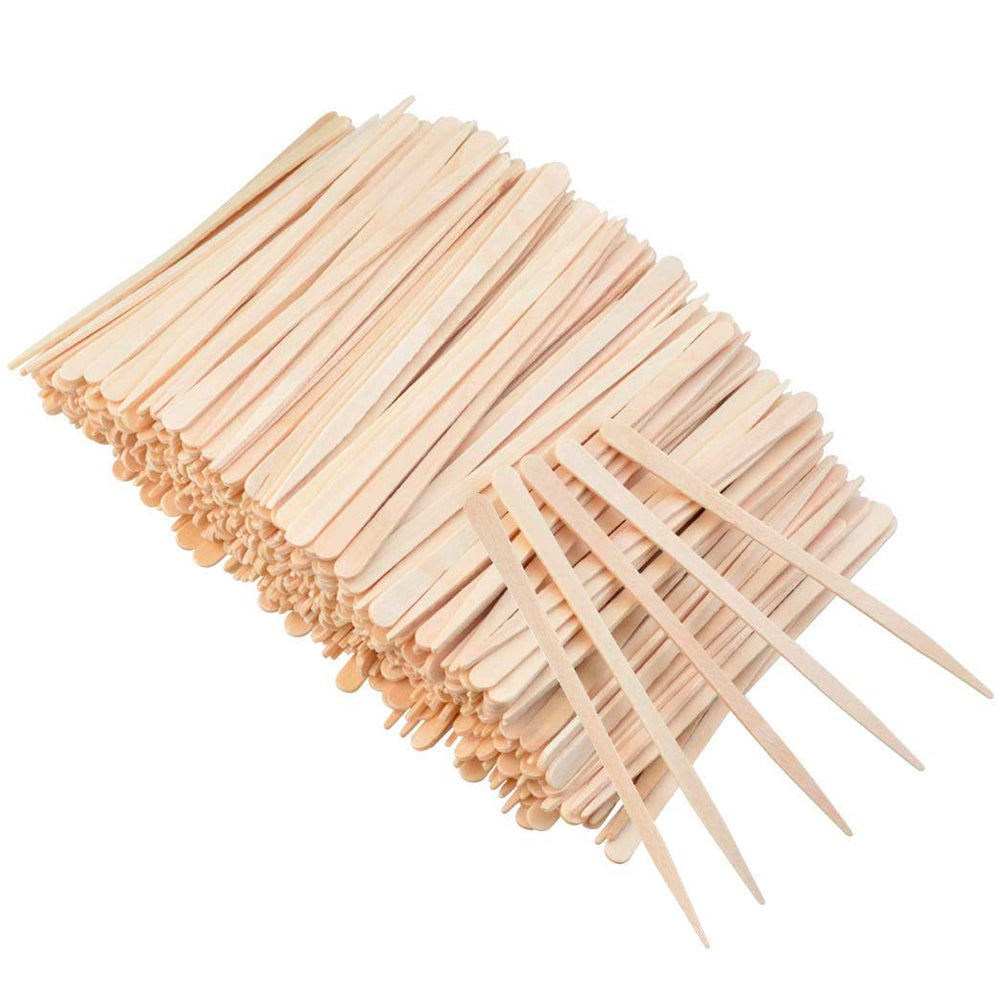 MMonDod sturdy wooden sticks with a flat tip for easy control and neat results.