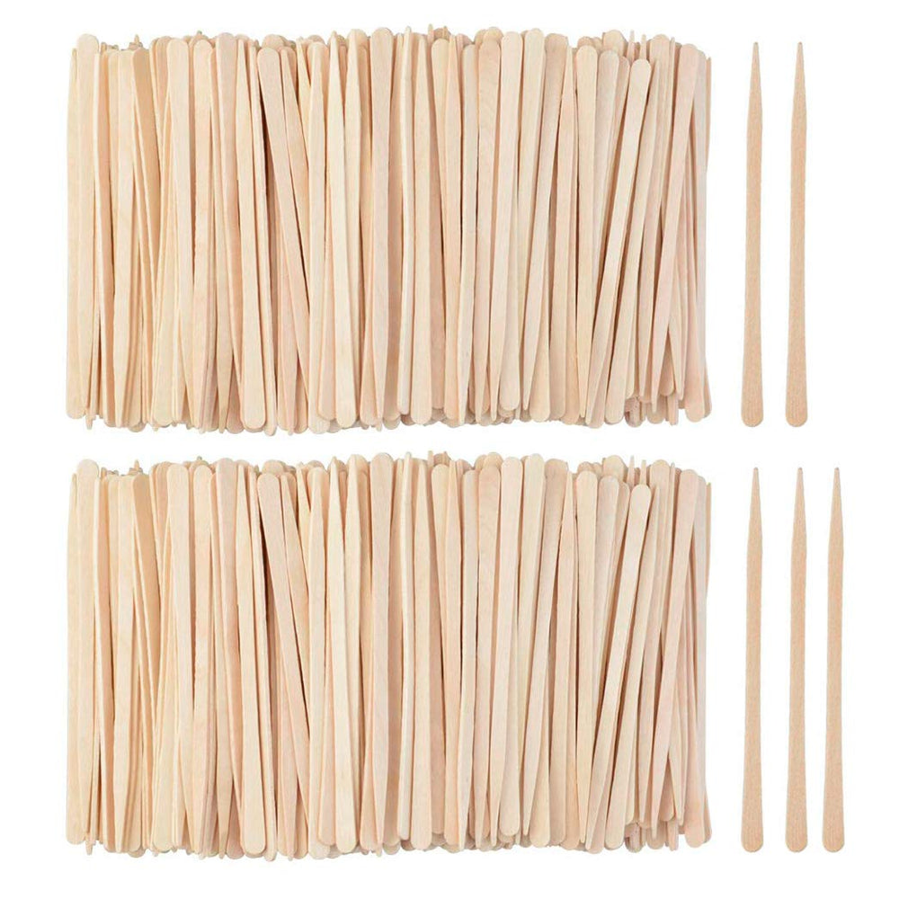 MMonDod wooden waxing stick 88mm for precise, hygienic application in small areas.