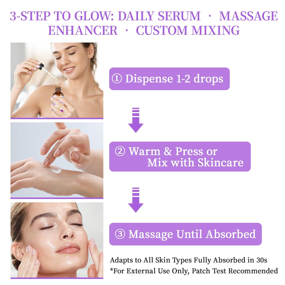 MMPANG Dropper close-up shows clean, plant-based skincare routine.
