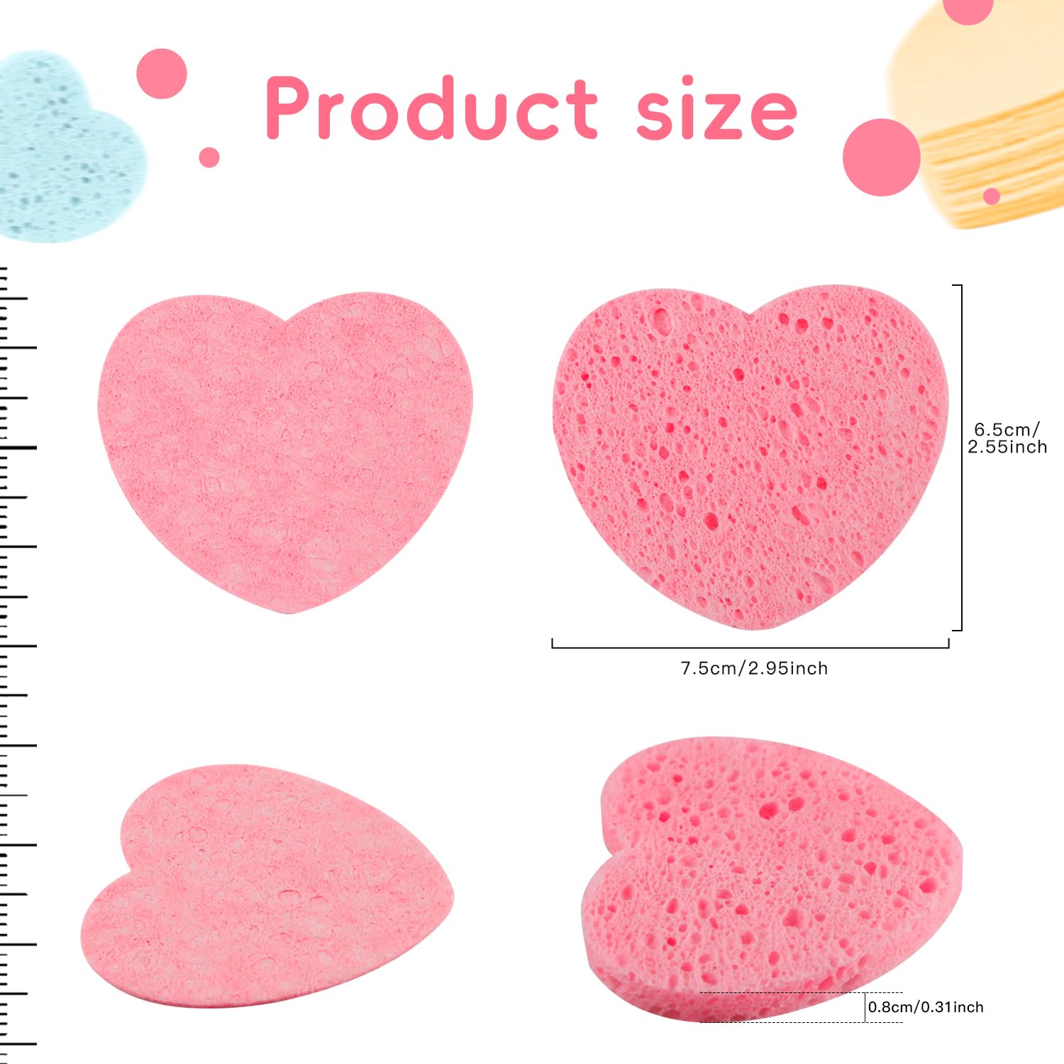 MMRH compact heart shape ideal for travel storage