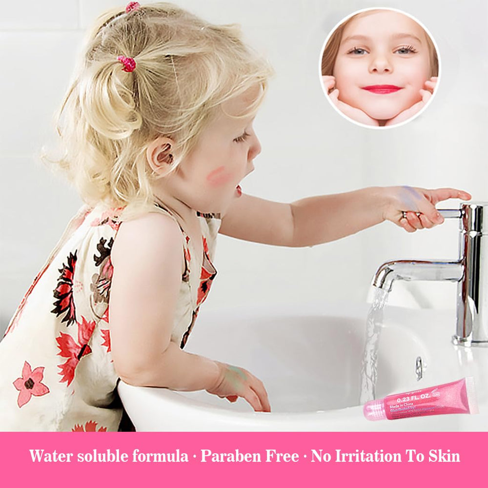M&U glitter lip gloss for party favors and sleepovers.