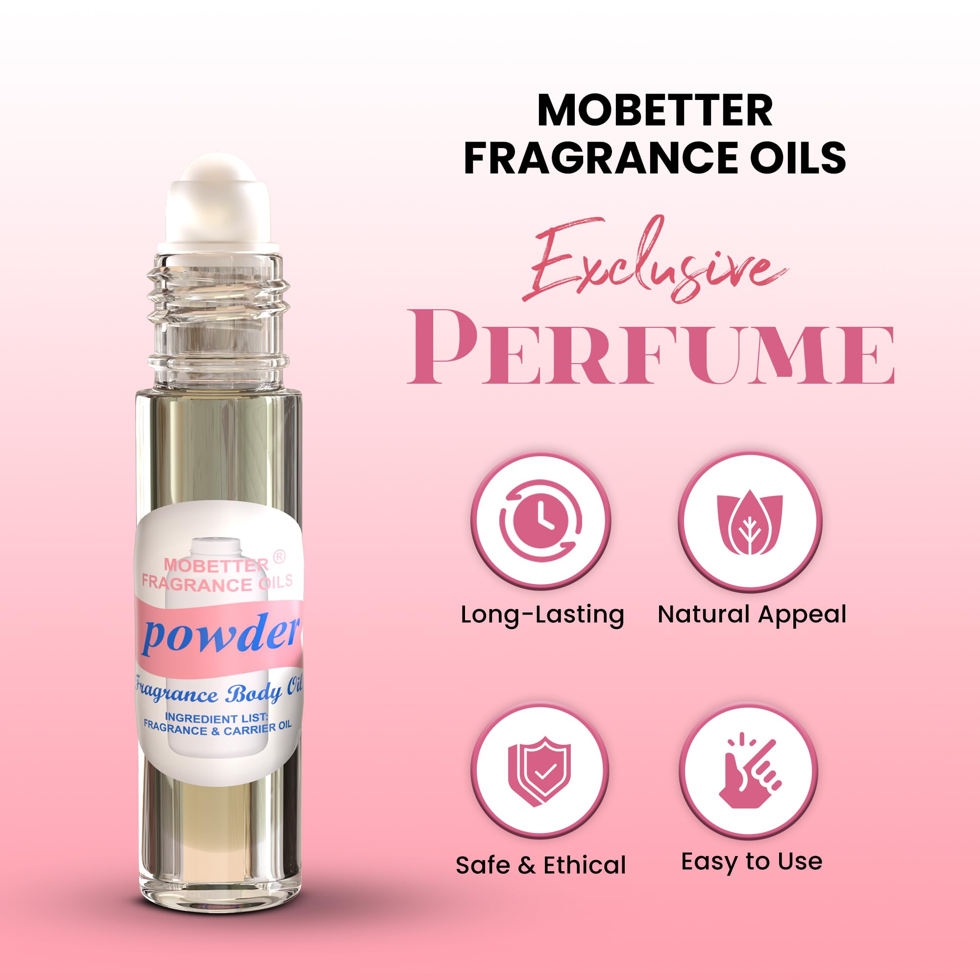 Mobetter Fragrance Oils: envase de viaje compacto para llevar en bolso