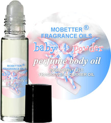 MOBETTER FRAGRANCE OILS Baby Powder: botella con aroma suave para uso diario.