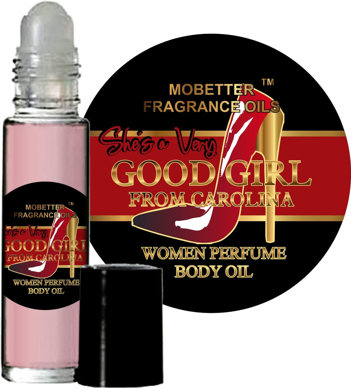 MOBETTER She’s a Very Good Girl, frasco roll-on para viaje con aroma duradero.