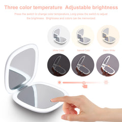 Mocado mirror features touch controls to adjust lighting easily.
