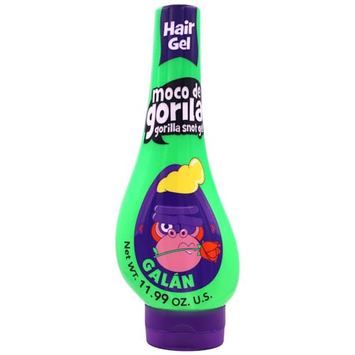 Moco de Gorila Galan gel frasco sujecion larga para peinados intensos.