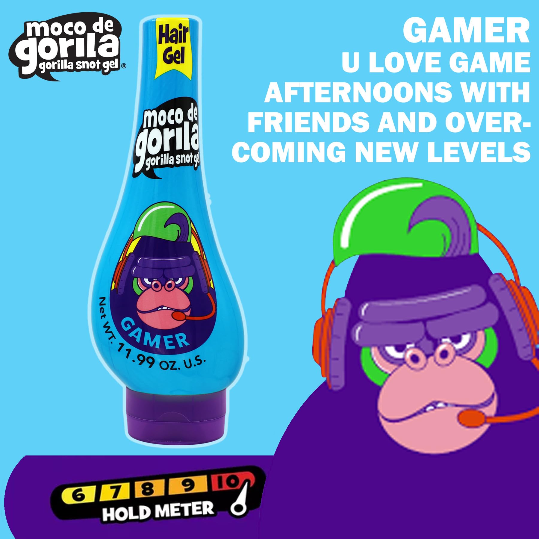Aplicación en cabello con Moco de Gorila Gamer para estilos reutilizables