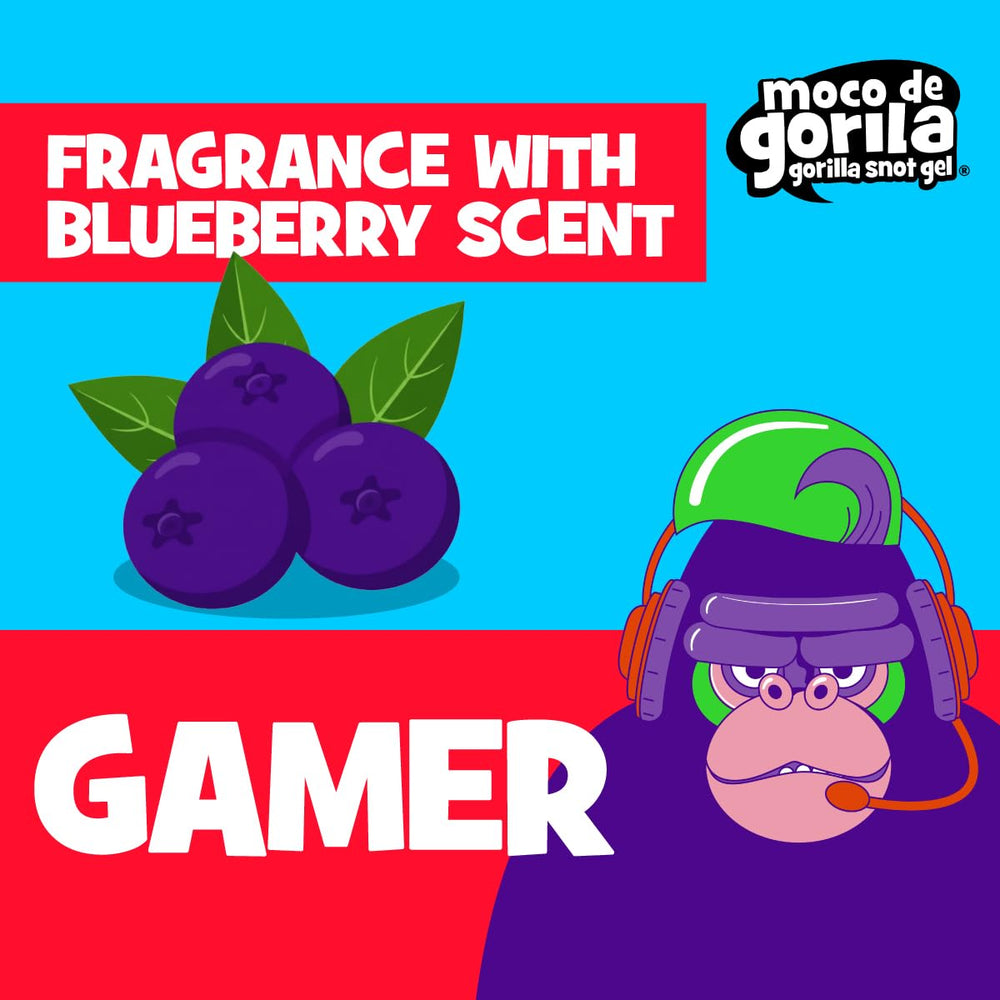Notas de fragancia de piña y vainilla en Moco de Gorila Gamer