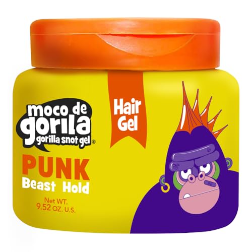 Applying Moco de Gorila Punk on damp or dry hair for versatile styling.
