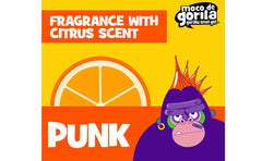 Moco de Gorila Punk: peinado firme que resiste viento y movimiento