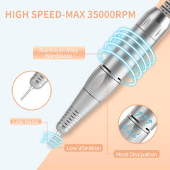 MOCOWIND kit includes seven drill bits and six sanding bands.