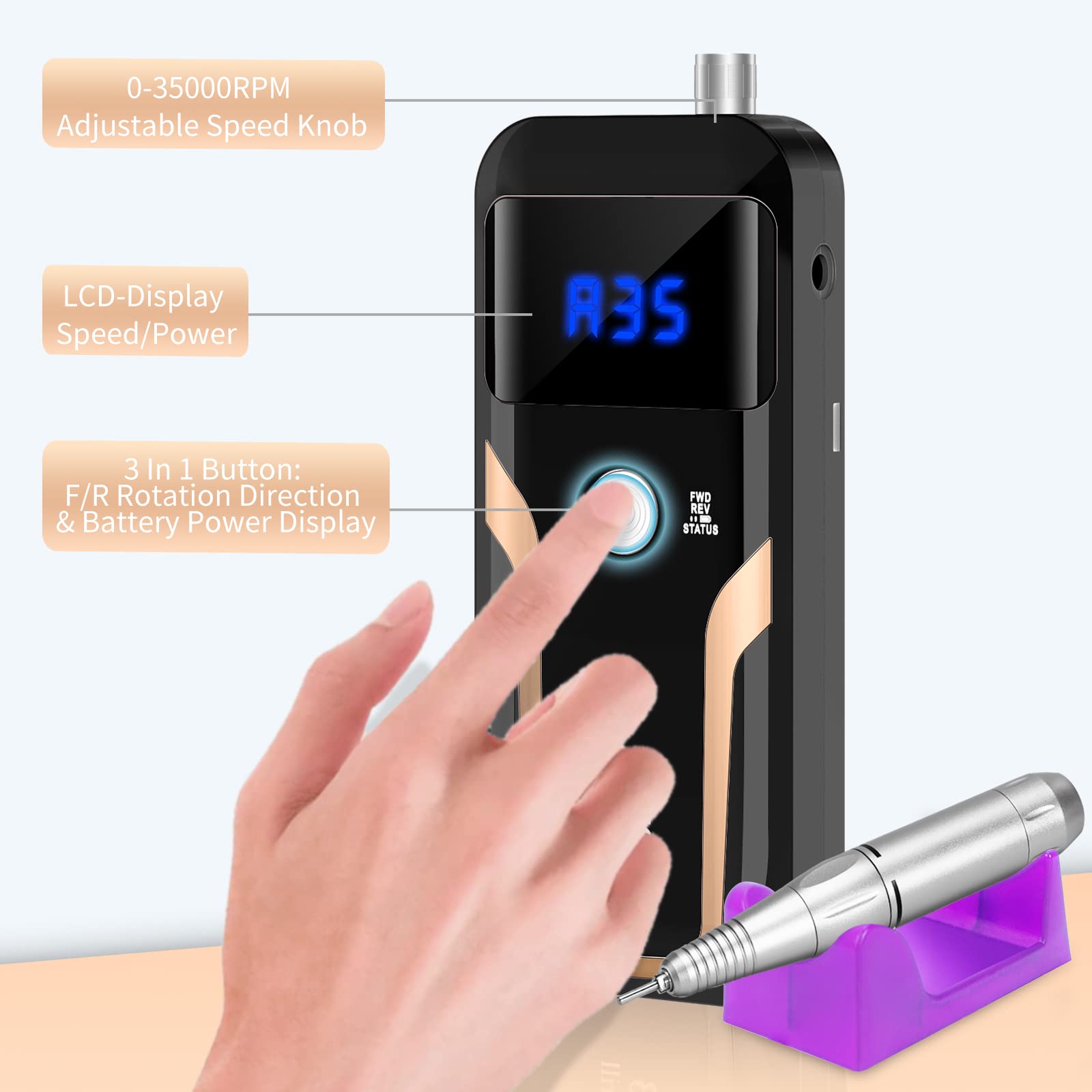 MOCOWIND ideal for professional salons and home use.
