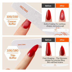 Modelones 100/180 grit file ideal for quick shaping and prep.