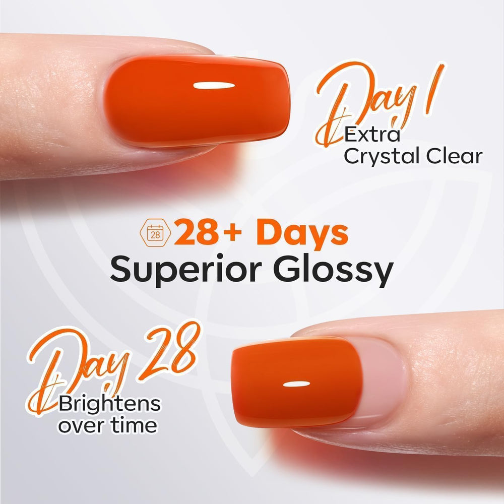 Modelones 28+ days wear keeps nails looking fresh longer.