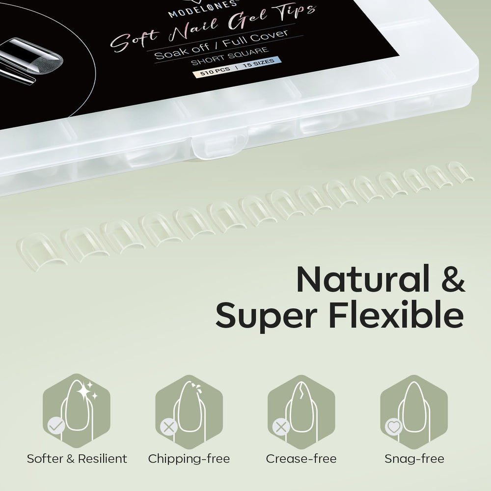 Modelones 510-piece kit supports versatile nail art at home or in salon.