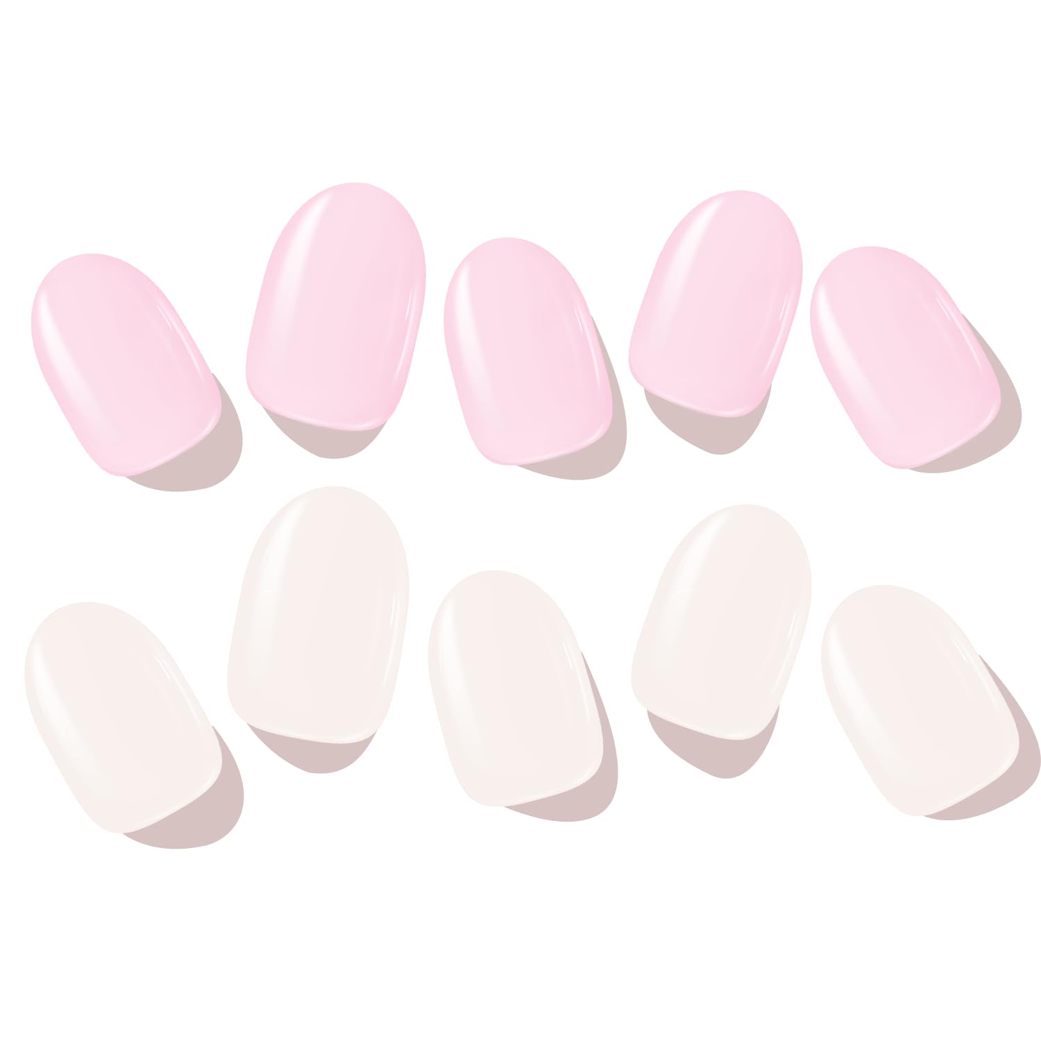 Modelones pegatinas uñas gel semicurado, aplicación fácil y limpia para resultados tipo salón