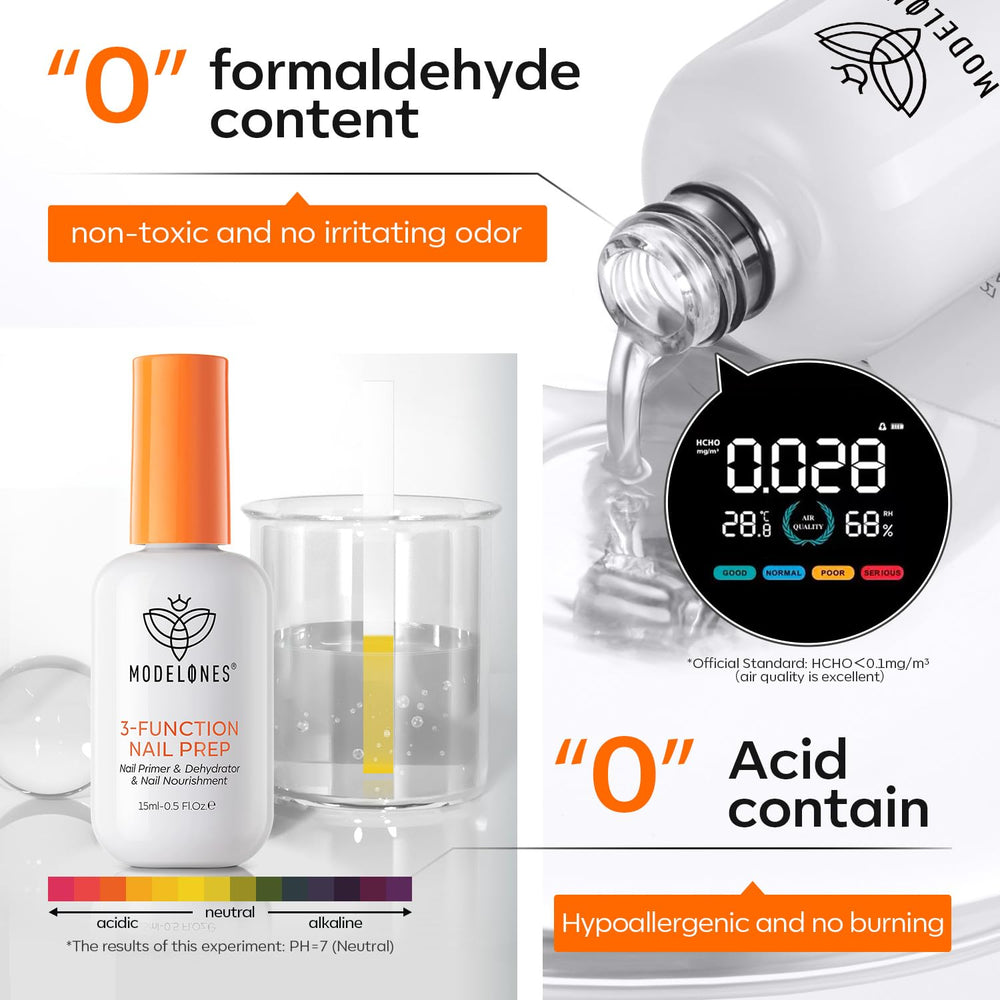At-home manicure routine with Modelones 3-in-1.