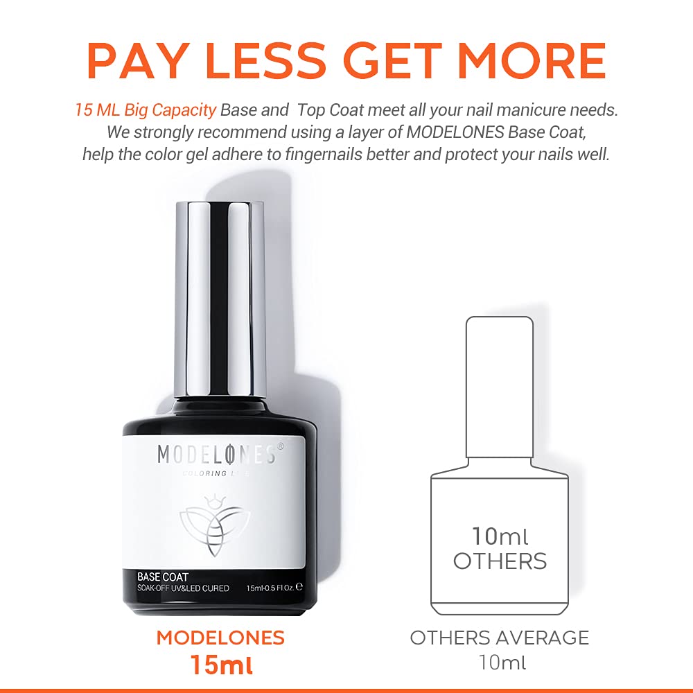Modelones base coat nail prep ready setup aids quick DIY nails.
