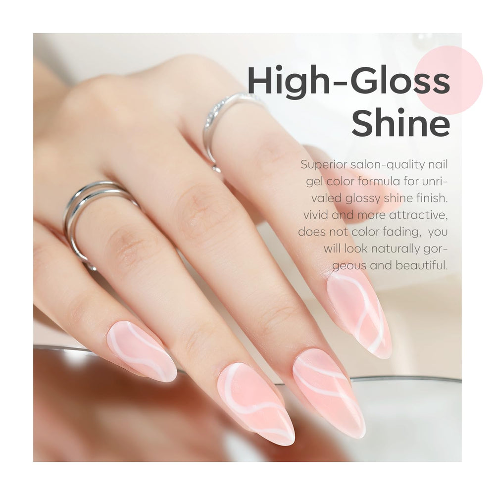 Botellas gel Modelones de 7 ml en tonos rosados para uñas duraderas.
