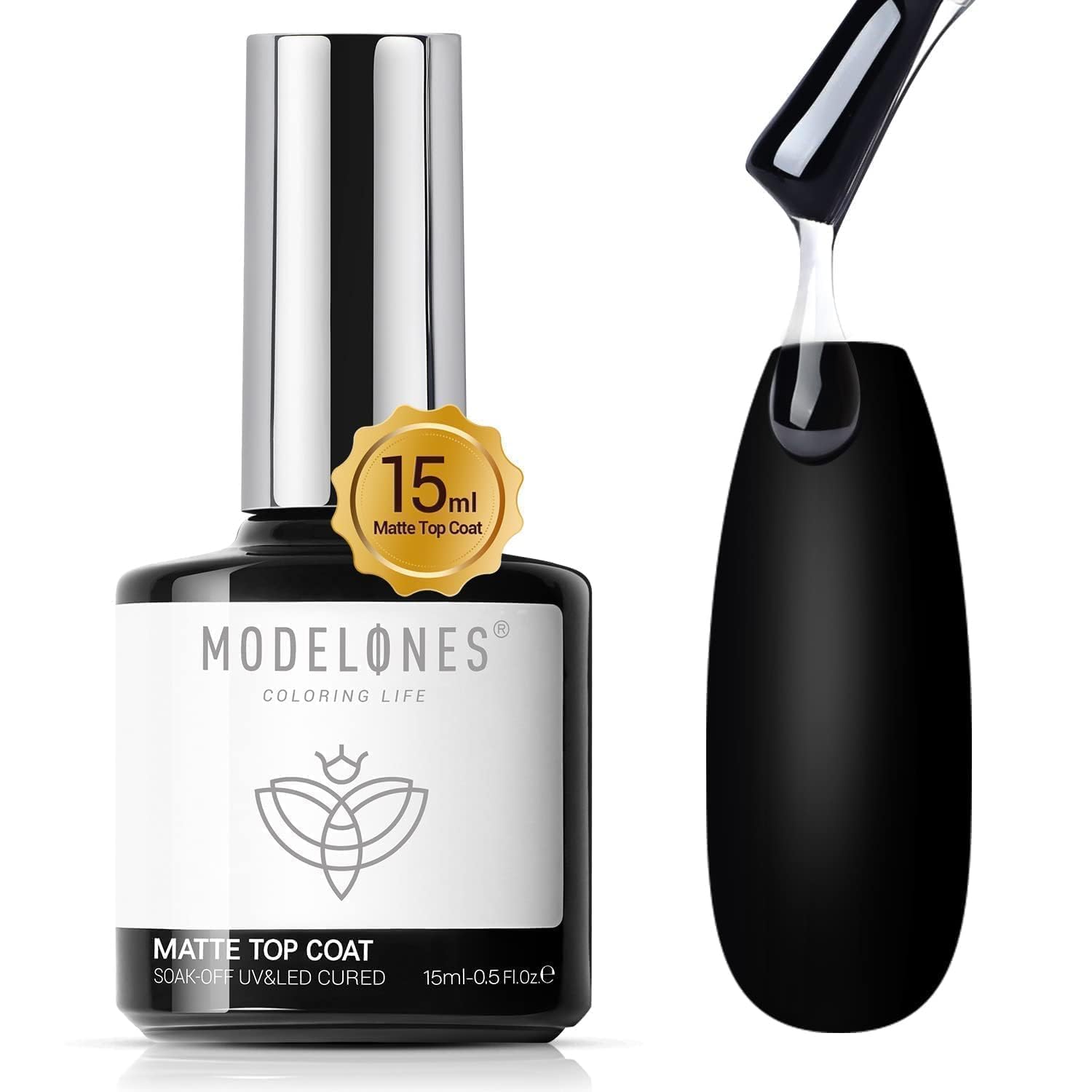 Modelones brand closeup reinforces product identity and use.
