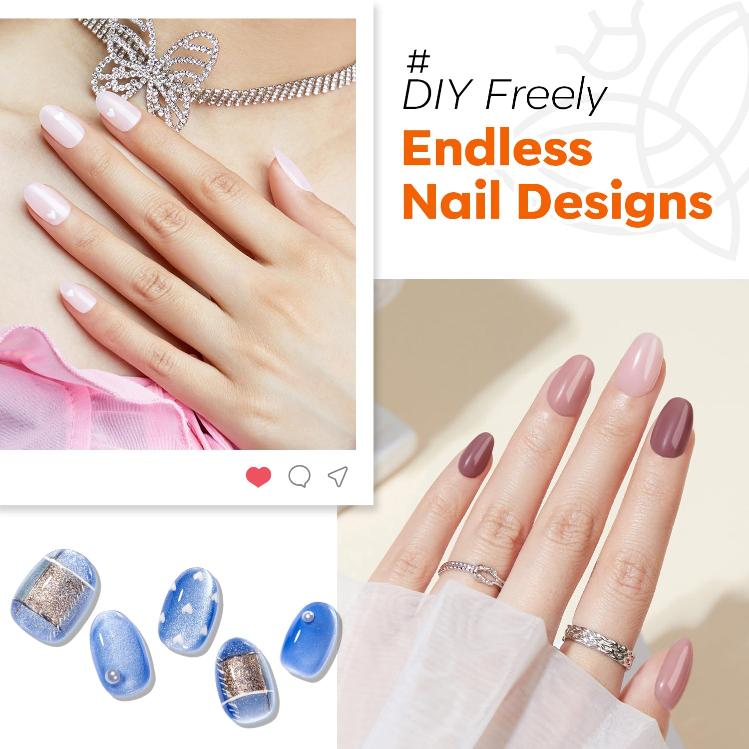 Modelones break-resistant design supports durable nails during daily activities