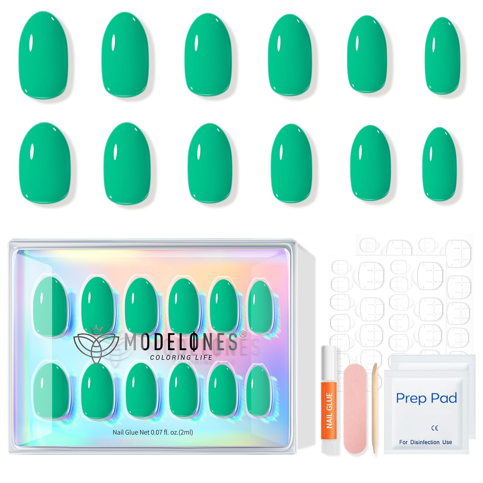 Modelones ready-to-wear nails demonstrating quick pop-on manicure