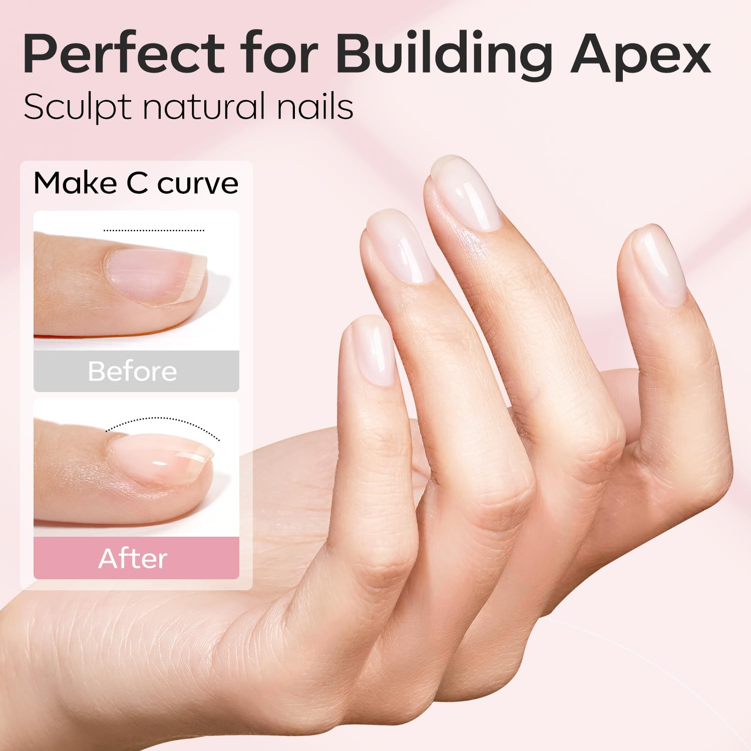Modelones Builder Nail Gel apex-building focus for enhanced arch and durability