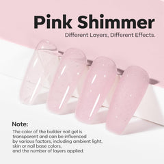 Modelones Gel de uñas Builder apex definido para mayor estructura