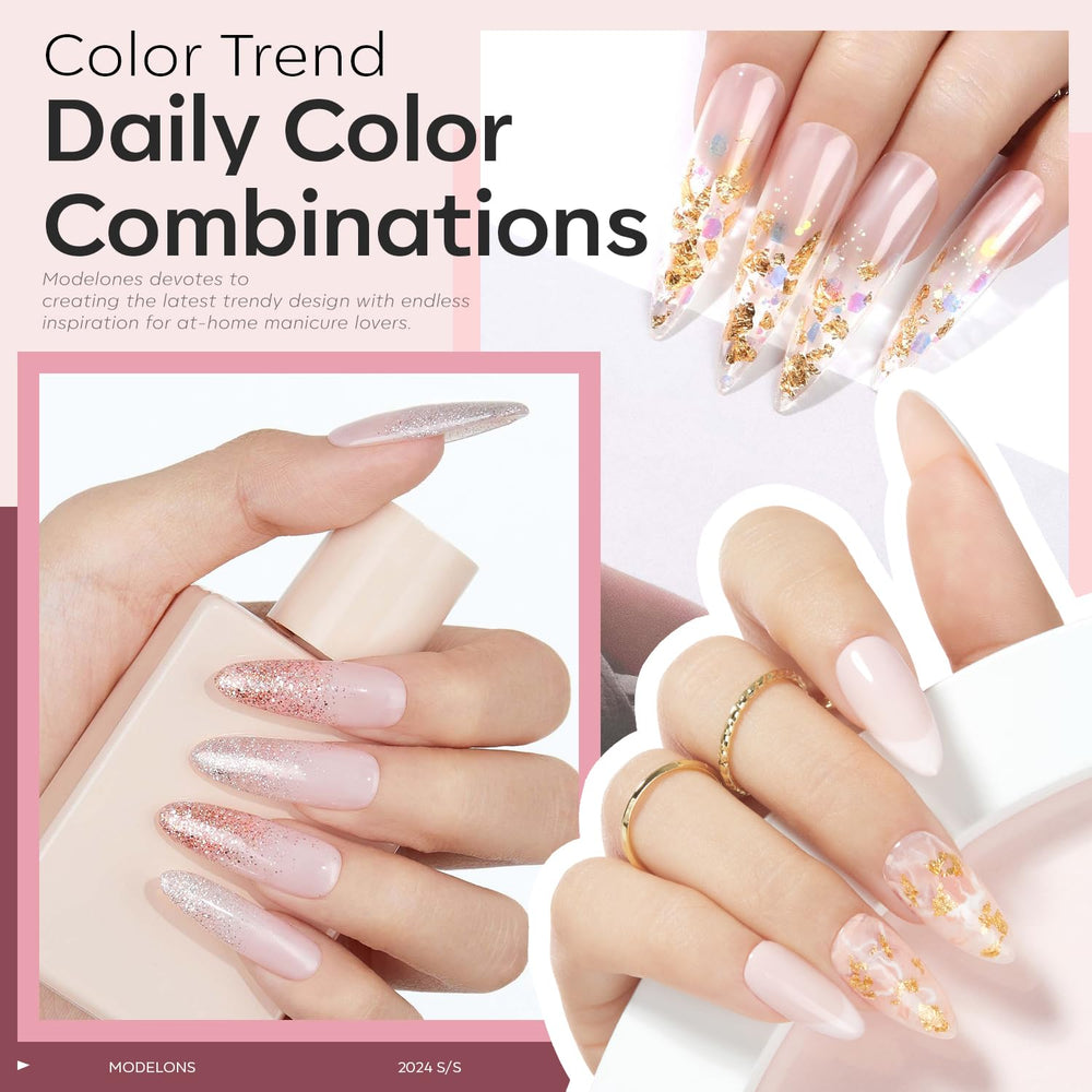 Modelones Builder Nail Gel base coat and seal for long-lasting wear