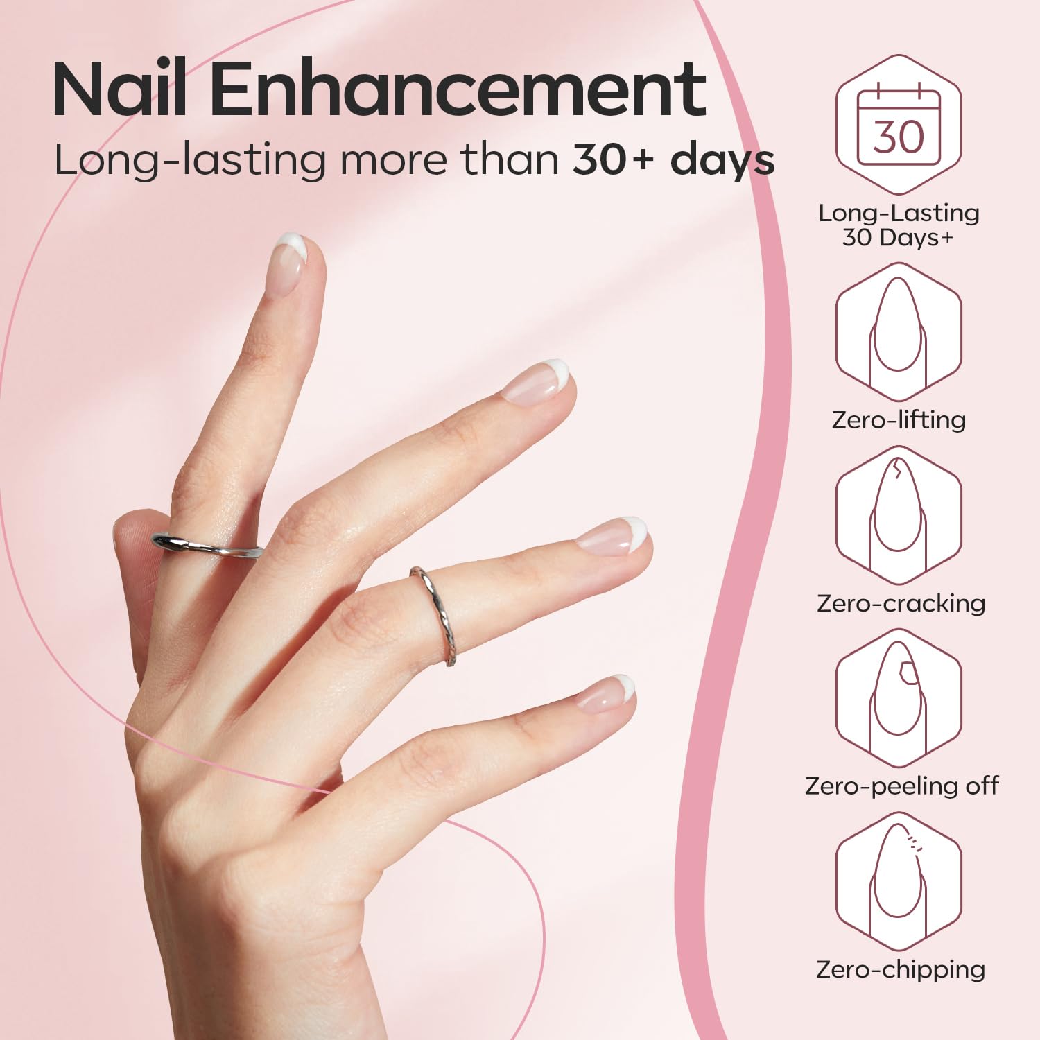 Modelones Builder Nail Gel provides long-lasting wear with proper application